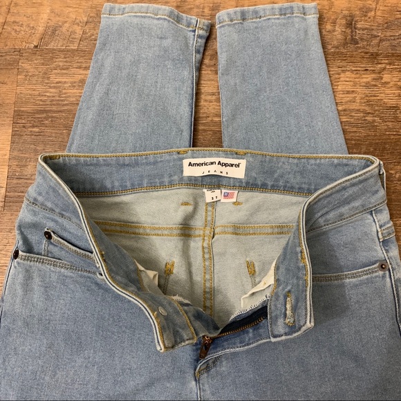 American Apparel | Light Wash Skinny Jeans - Picture 8 of 12